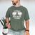 Baseball Dad I Yell Because I Care Baseball Dads Men's Comfort Colors T-Shirt Moss