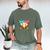 Baseball Drip For Boys Ice Cream Dripping Baseball Sport Men's Comfort Colors T-Shirt Moss