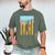Baseball Drip Dripping Ice Cream Sport Player American Flag Men's Comfort Colors T-Shirt Moss Baseball Drip Dripping Ice Cream Sport Player American Flag Men's Comfort Colors T-Shirt Moss