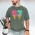 Baseball Drip Ice Cream 67 Baseball Men's Comfort Colors T-Shirt Moss