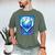 Baseball Drip Ice Cream Blue Glow Melt Ball Graphic Men's Comfort Colors T-Shirt Moss Baseball Drip Ice Cream Blue Glow Melt Ball Graphic Men's Comfort Colors T-Shirt Moss