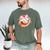 Baseball Drip Ice Cream Coquette Pink Bow Baseball Player Men's Comfort Colors T-Shirt Moss