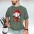 Baseball Drip Icecream Apparel Youth Boy Valentine Raglan Baseball Tee Men's Comfort Colors T-Shirt Moss