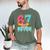 Baseball Drip Number 67 Player Trendy 6 7 Meme Men's Comfort Colors T-Shirt Moss