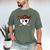 Baseball Heart Pirate Hat Crossed Swords Men Boys Kids Youth Men's Comfort Colors T-Shirt Moss