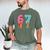 Baseball Ice Cream Drip 6 7 Kids 67 Birthday Men's Comfort Colors T-Shirt Moss