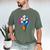 Baseball Ice Cream Drip Baseball Dad Sports Fan Youth Boys Men's Comfort Colors T-Shirt Moss