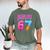 Baseball Ice Cream Drip Number 67 Player Or 67th Birthday Men's Comfort Colors T-Shirt Moss