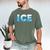 Baseball ICE Ice Cream Drip Baseball Drip Baseball Men's Comfort Colors T-Shirt Moss Baseball ICE Ice Cream Drip Baseball Drip Baseball Men's Comfort Colors T-Shirt Moss