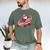 Baseball Santa 67 Christmas Xmas Pajamas Boys Men's Comfort Colors T-Shirt Moss