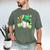 Baseball St Patricks Day Lucky Baseball Player Shamrock Men's Comfort Colors T-Shirt Moss Baseball St Patricks Day Lucky Baseball Player Shamrock Men's Comfort Colors T-Shirt Moss