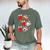 Basketball Baseball Soccer Christmas Ho Ho Ho Santa Xmas Men's Comfort Colors T-Shirt Moss Basketball Baseball Soccer Christmas Ho Ho Ho Santa Xmas Men's Comfort Colors T-Shirt Moss