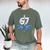 Blue Camo Baseball 67 Six Seven Camo Ice Cream Drip Boy Teen Men's Comfort Colors T-Shirt Moss
