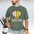 Bonus Mom Of Both Half Baseball Softball Ice Cream Drip Men's Comfort Colors T-Shirt Moss