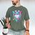 Bunny Baseball Hat With Ice Cream Easter Day Boys Kids Girls Men's Comfort Colors T-Shirt Moss