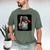 Cool Dollar Bill Guy With Cap And Baseball Costume Premium Tri-Blend Men's Comfort Colors T-Shirt Moss Cool Dollar Bill Guy With Cap And Baseball Costume Premium Tri-Blend Men's Comfort Colors T-Shirt Moss