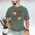 Coquette Bow XOXO Baseball Lover Heart Valentine Game Day Men's Comfort Colors T-Shirt Moss