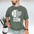 Cute Favorite Baseball Player Is My Son Women Men Men's Comfort Colors T-Shirt Moss