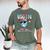 Dabbing Drippy 100th Days Of School Baseball Ice Cream Drip Men's Comfort Colors T-Shirt Moss Dabbing Drippy 100th Days Of School Baseball Ice Cream Drip Men's Comfort Colors T-Shirt Moss