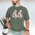 Distressed Baseball Number 44 Jersey Uniform Player Fan Men's Comfort Colors T-Shirt Moss Distressed Baseball Number 44 Jersey Uniform Player Fan Men's Comfort Colors T-Shirt Moss