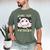 Game Day Vibes Softball Baseball Groovy Game Day Girls Women Men's Comfort Colors T-Shirt Moss