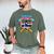 Happy 6733 Days Of School Baseball Drip 100th Day Of School Men's Comfort Colors T-Shirt Moss Happy 6733 Days Of School Baseball Drip 100th Day Of School Men's Comfort Colors T-Shirt Moss