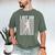 I Hit 100 Days Of School Boys Kids 100th Day Balls Baseball Men's Comfort Colors T-Shirt Moss