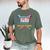HUGvyn 100 Drippy Days Of School Baseball Ice Cream 100 Days Men's Comfort Colors T-Shirt Moss