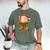 Ice Cream Drip Baseball Christmas Baseball Drip Candy Cane Men's Comfort Colors T-Shirt Moss Ice Cream Drip Baseball Christmas Baseball Drip Candy Cane Men's Comfort Colors T-Shirt Moss