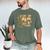I Just Hit 100 Days Of School Baseball Teacher Student Retro Men's Comfort Colors T-Shirt Moss