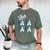 LA Baseball Fan Christmas FA La La Holiday Blue Theme Men's Comfort Colors T-Shirt Moss LA Baseball Fan Christmas FA La La Holiday Blue Theme Men's Comfort Colors T-Shirt Moss