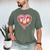 Melting Baseball Drip Heart Softball Player Lover Ice Cream Men's Comfort Colors T-Shirt Moss Melting Baseball Drip Heart Softball Player Lover Ice Cream Men's Comfort Colors T-Shirt Moss