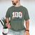 Mission 100 Days Complete Baseball 100th Day Of School Boys Men's Comfort Colors T-Shirt Moss