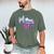 Mom Baseball Ice Cream Drip Birthday Boy Family Men's Comfort Colors T-Shirt Moss