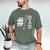 Number One Baseball Dad Fathers Day Baseball Player Dad Men's Comfort Colors T-Shirt Moss Number One Baseball Dad Fathers Day Baseball Player Dad Men's Comfort Colors T-Shirt Moss