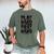 Play Hard Pray Hard Youth Boy Christian Baseball Jesus Men's Comfort Colors T-Shirt Moss