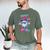 Respect The Drip Baseball Bat Sunglasses Mascot Men's Comfort Colors T-Shirt Moss