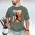 Retro Baseball Drip Boys Ice Cream Patriotic American Flag Men's Comfort Colors T-Shirt Moss Retro Baseball Drip Boys Ice Cream Patriotic American Flag Men's Comfort Colors T-Shirt Moss