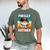Retro Baseball Retirement Gnome Baseball Dad Finally Retired Men's Comfort Colors T-Shirt Moss Retro Baseball Retirement Gnome Baseball Dad Finally Retired Men's Comfort Colors T-Shirt Moss