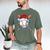 Santa Sports Christmas Baseball Player Men's Comfort Colors T-Shirt Moss Santa Sports Christmas Baseball Player Men's Comfort Colors T-Shirt Moss