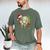 Santa Sports Ice Baseball Christmas Xmas Pajama Kid Men Boys Men's Comfort Colors T-Shirt Moss