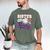Sister Rookie Of Year 1st Birthday Baseball Theme Matching Men's Comfort Colors T-Shirt Moss Sister Rookie Of Year 1st Birthday Baseball Theme Matching Men's Comfort Colors T-Shirt Moss