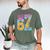 Six Seven Drip Baseball Player Number 67 Or 67th Birthday Men's Comfort Colors T-Shirt Moss