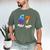 Six Seven Ice Cream Drip Cool Meme 67 Number Baseball Men's Comfort Colors T-Shirt Moss