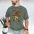 Skeleton Halloween Baseball Boys Men Kids Toddler Men's Comfort Colors T-Shirt Moss