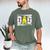 Softball Baseball Dad Of Ballers Baseball Softball Dad Men's Comfort Colors T-Shirt Moss