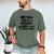 Softball Dad Like a Baseball Dad Only With Bigger Hands Men's Comfort Colors T-Shirt Moss