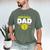 Softball Dad Just Like A Baseball Dad Player Men's Comfort Colors T-Shirt Moss Softball Dad Just Like A Baseball Dad Player Men's Comfort Colors T-Shirt Moss