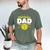 Softball Dad Just Like A Baseball Dad Player Premium Men's Comfort Colors T-Shirt Moss Softball Dad Just Like A Baseball Dad Player Premium Men's Comfort Colors T-Shirt Moss