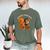 Squirell Baseball Catcher Player Joke Tee Protect Your Nuts Men's Comfort Colors T-Shirt Moss